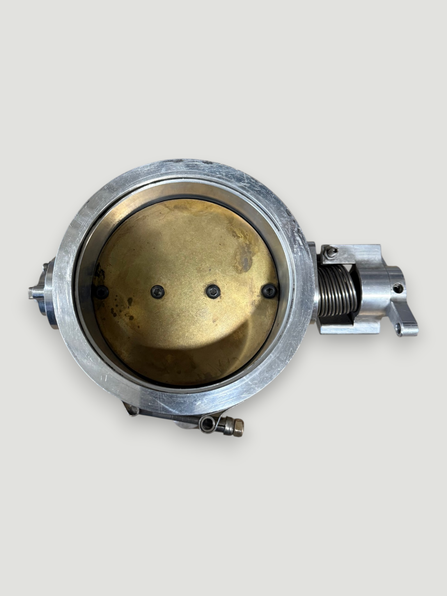 123MM V-Band Billet Throttle Body with 4-Bolt Adapter