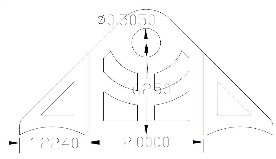 1/2" Bent Tab