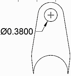 3/8" Hole Radius Tab