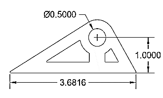 1/2" Hole Flat Tab